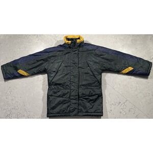 VTG 90s Pace Outdoors Jacket Boys Small 8 Green Nylon Insulated Mountain Gorp